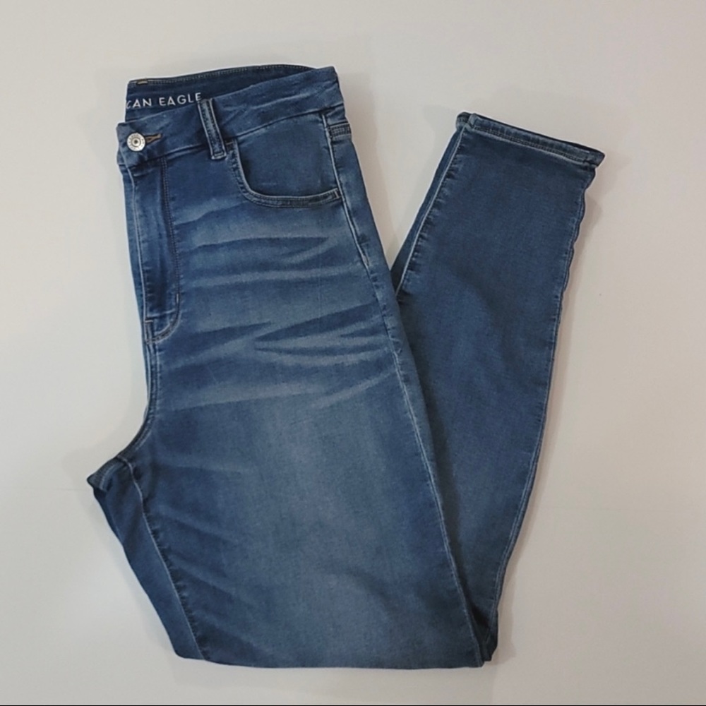 AMERICAN EAGLE Curvy Super Hi-Rise Legging size 12 Long